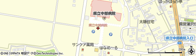 県立中部病院周辺の地図
