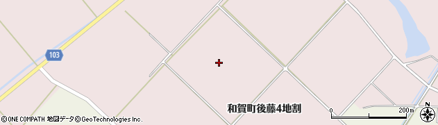 岩手県北上市和賀町後藤周辺の地図