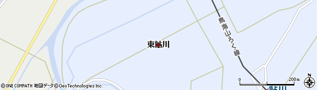 秋田県由利本荘市東鮎川周辺の地図