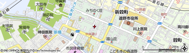 遠野城下町資料館周辺の地図