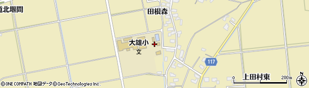 秋田県横手市大雄田根森50周辺の地図