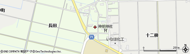 秋田県横手市静町周辺の地図