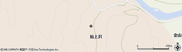 秋田県由利本荘市館（鮎上沢）周辺の地図