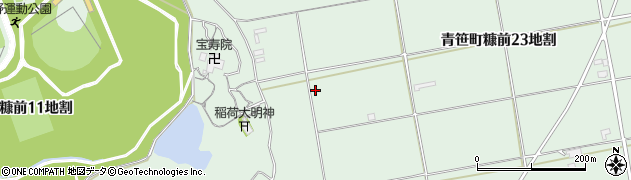 岩手県遠野市青笹町糠前（１８地割）周辺の地図