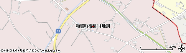 岩手県北上市和賀町後藤１１地割周辺の地図