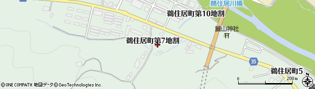 岩手県釜石市鵜住居町第７地割40周辺の地図