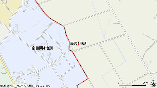 〒024-0013 岩手県北上市藤沢の地図
