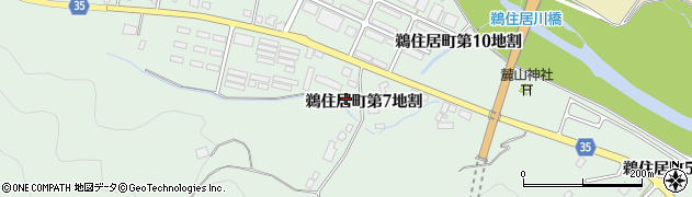 岩手県釜石市鵜住居町（第７地割）周辺の地図