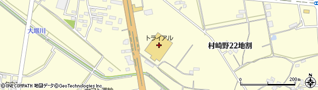 トライアル　北上店周辺の地図