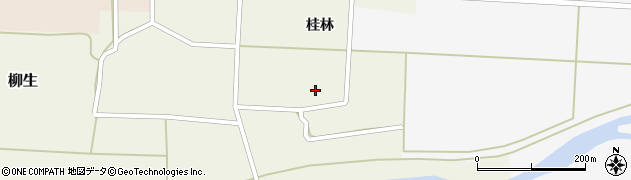 秋田県由利本荘市柳生（荒津川）周辺の地図