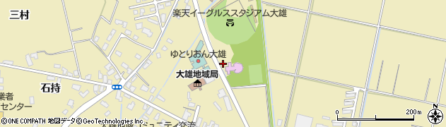 秋田県横手市大雄（本庄道下）周辺の地図