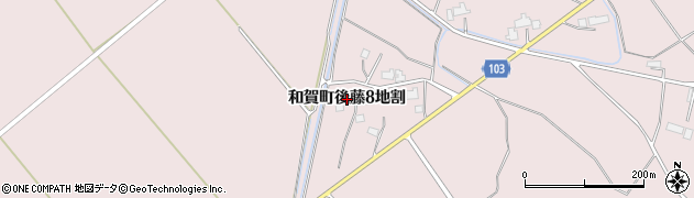 岩手県北上市和賀町後藤（８地割）周辺の地図