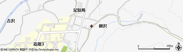 秋田県横手市睦成柳沢74周辺の地図