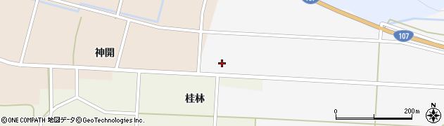 秋田県由利本荘市鳥田目折ノ前周辺の地図