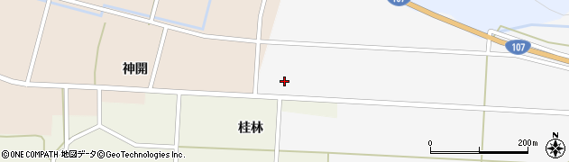 秋田県由利本荘市鳥田目（折ノ前）周辺の地図