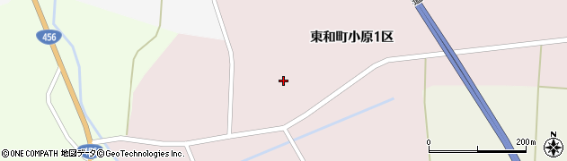 岩手県花巻市東和町小原１区周辺の地図