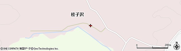 岩手県和賀郡西和賀町桂子沢７５地割周辺の地図