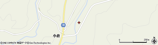 秋田県由利本荘市東由利法内山ノ田周辺の地図