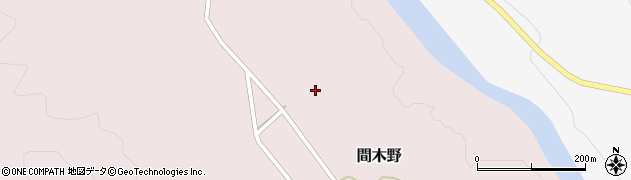 岩手県西和賀町（和賀郡）間木野（２４地割）周辺の地図
