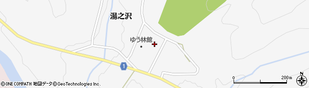 岩手県西和賀町（和賀郡）湯之沢（３５地割）周辺の地図