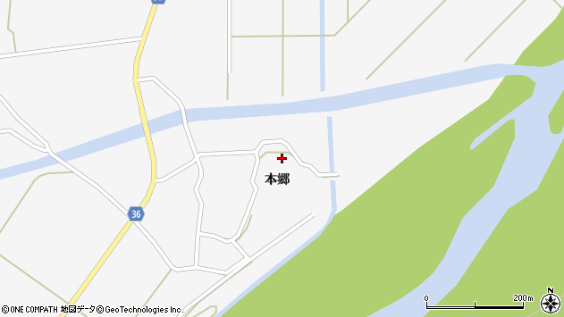 〒013-0543 秋田県横手市大森町本郷の地図
