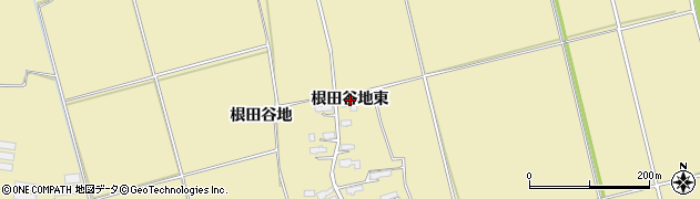 秋田県横手市大雄（根田谷地東）周辺の地図