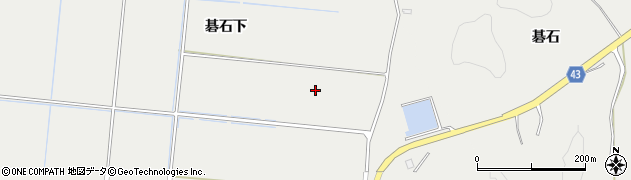 秋田県由利本荘市西目町西目（碁石下）周辺の地図