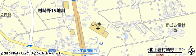 ロッキー村崎野店周辺の地図