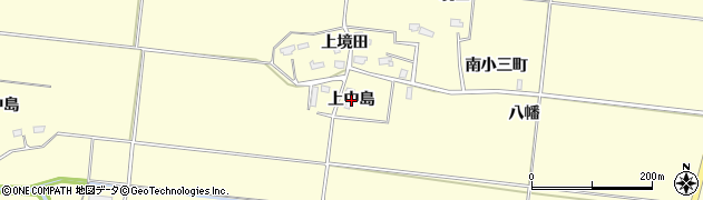 秋田県横手市下八丁（上中島）周辺の地図