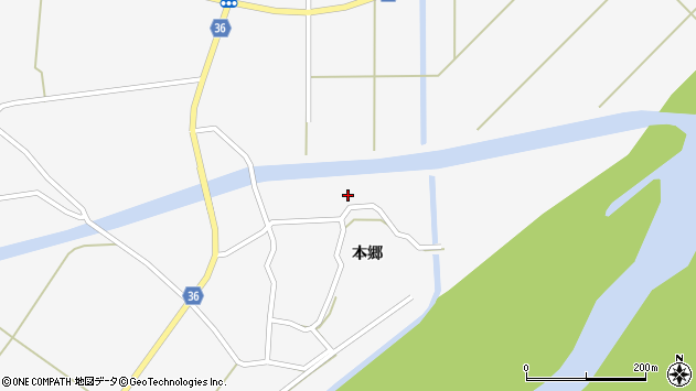 〒013-0542 秋田県横手市大森町高野中島の地図