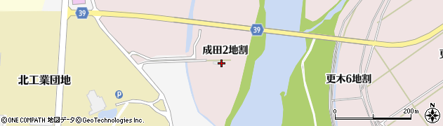 岩手県北上市成田（２地割）周辺の地図