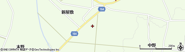 二井山大森線周辺の地図