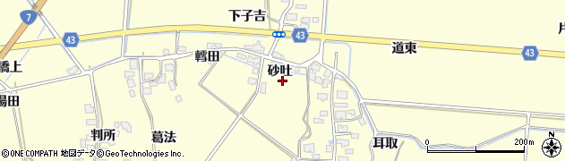 秋田県由利本荘市葛法砂吐114周辺の地図