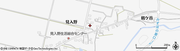 秋田県横手市杉沢（見入野）周辺の地図