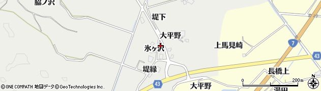 秋田県由利本荘市船岡大平野76周辺の地図