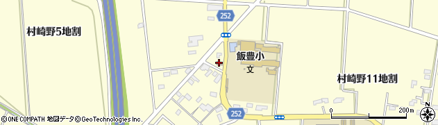 陸中飯豊郵便局周辺の地図