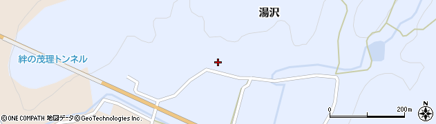 秋田県由利本荘市湯沢（湯沢）周辺の地図