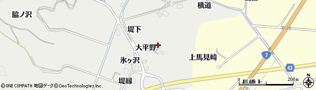 秋田県由利本荘市船岡大平野66周辺の地図