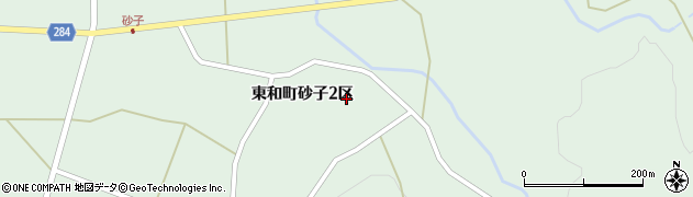 岩手県花巻市東和町砂子２区周辺の地図