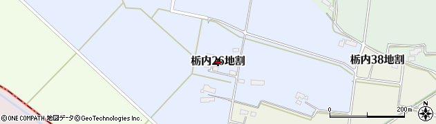 岩手県花巻市栃内第２６地割周辺の地図