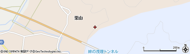 秋田県由利本荘市館栗山周辺の地図