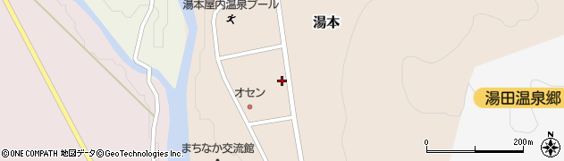 岩手県西和賀町（和賀郡）湯本（３０地割）周辺の地図