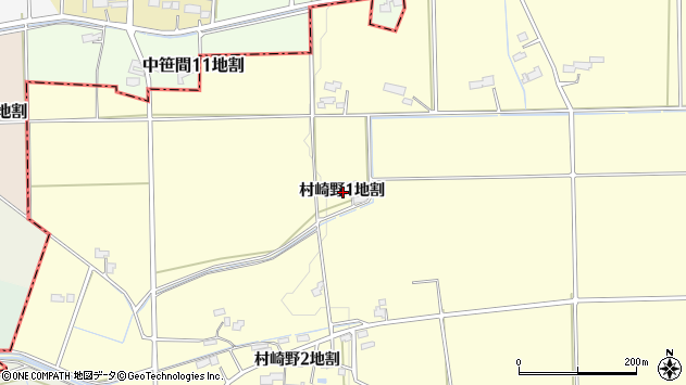 〒024-0004 岩手県北上市村崎野の地図