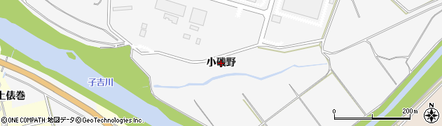 秋田県由利本荘市万願寺（小磯野）周辺の地図