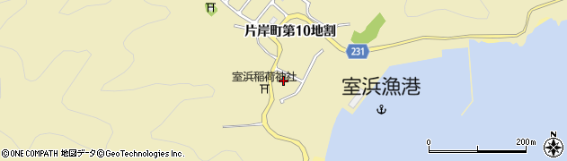 岩手県釜石市片岸町（第１０地割）周辺の地図
