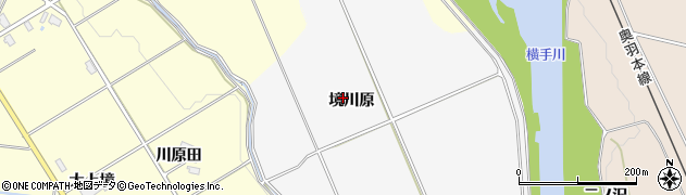 秋田県横手市睦成（境川原）周辺の地図
