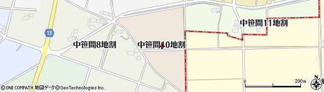 岩手県花巻市中笹間第１０地割周辺の地図