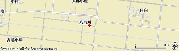 秋田県横手市下境八百刈31周辺の地図
