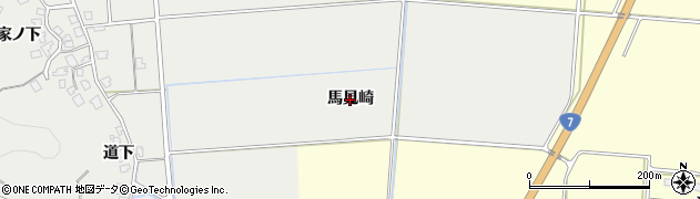 秋田県由利本荘市船岡（馬見崎）周辺の地図