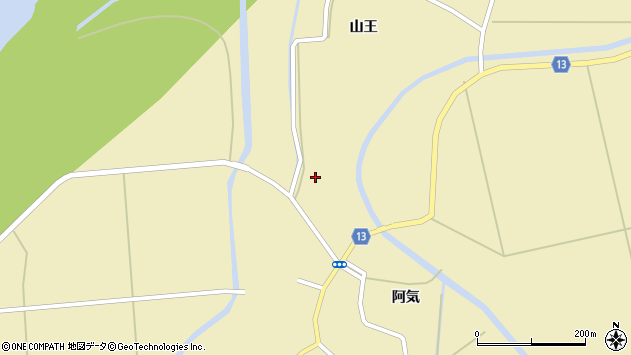 〒013-0428 秋田県横手市大雄鶴巻田の地図